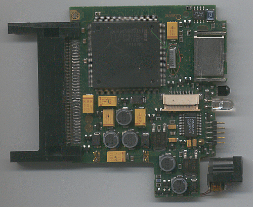 Double speed motherboard showing crystal